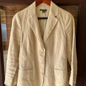 Vince womens linen jacket